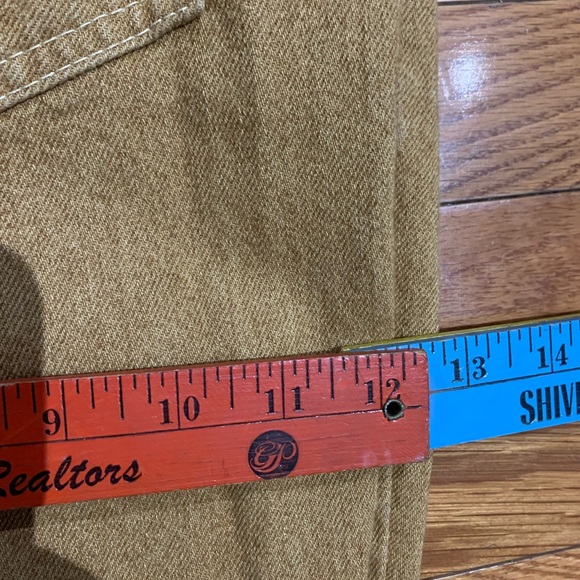90’s Bonjour high waist tapered Leg Tan jeans Made in USA vintage 12 (runs small - Picture 10 of 10